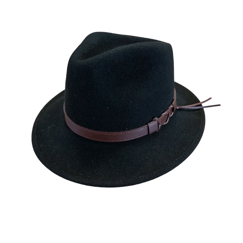 Dark Blue Loden Hat -  Size 55