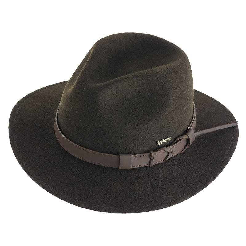 Hunting Hat rollable dark brown hubertusloden GmbH
